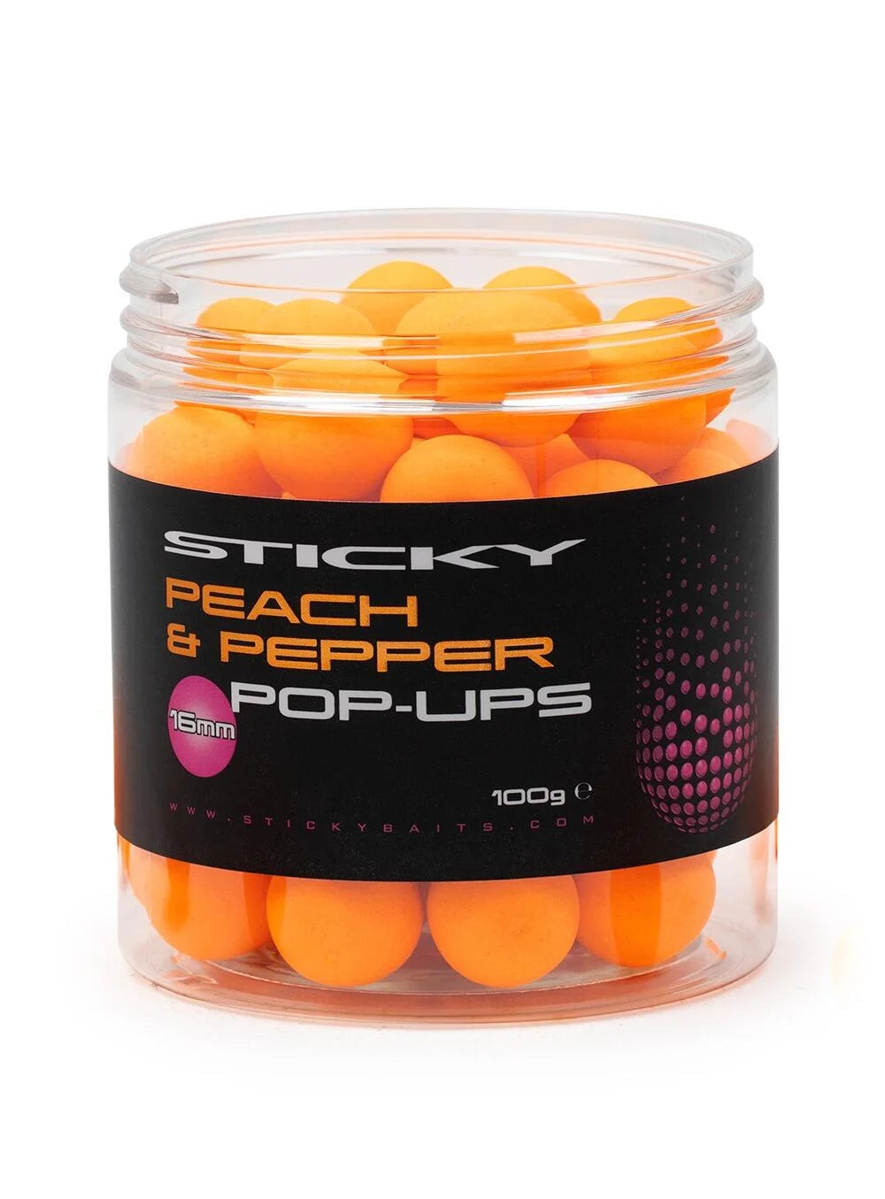 Sticky Hi-Attract Pop Ups Size 16mm Flavour Peach & Pepper