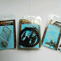 Nash Terminal Tackle Bundle BLACK- micro swivels- ring swivels-bolt bead rig