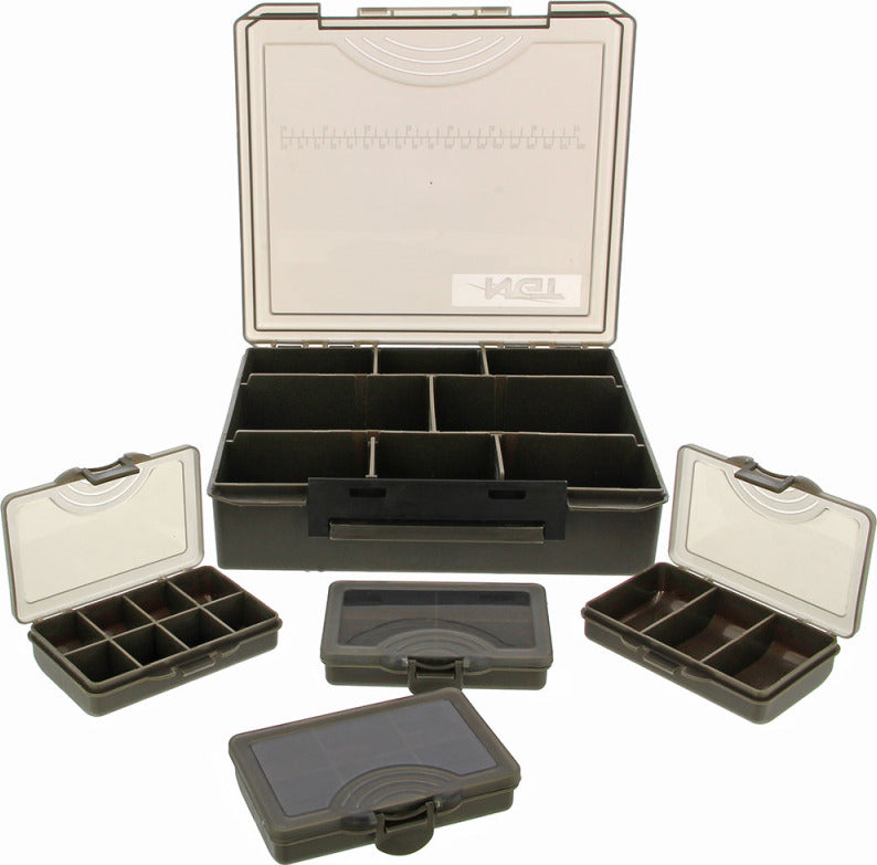 NGT 4+1 Tackle Box - Tackle Box with 4 Bit Boxes
