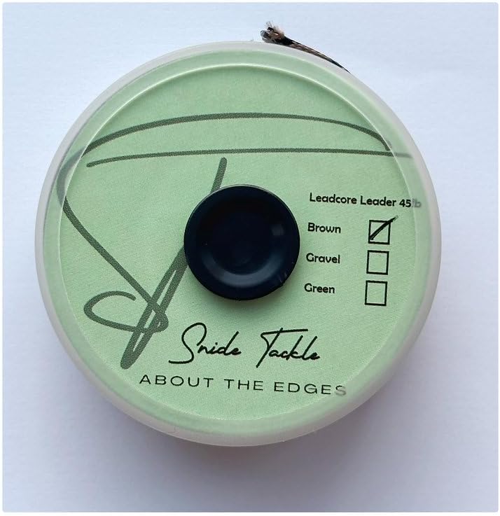Snide Tackle Leadcore Leader – 10m (45lb) – Available in Brown, Gravel, or Green