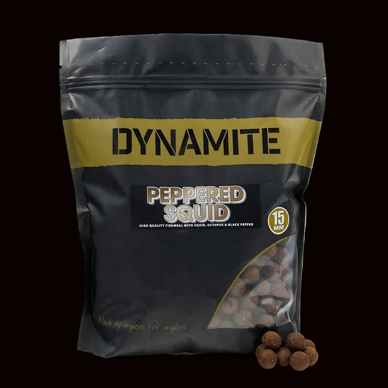 Dynamite Baits Spicy Peppered Squid 15mm 1.8kg