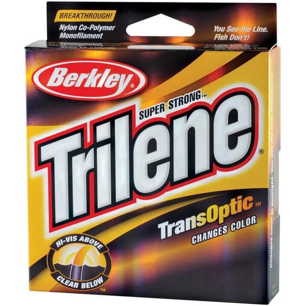 Berkley Trilene Transoptic Monofilament Fishing Line, Clear/Gold, 200m