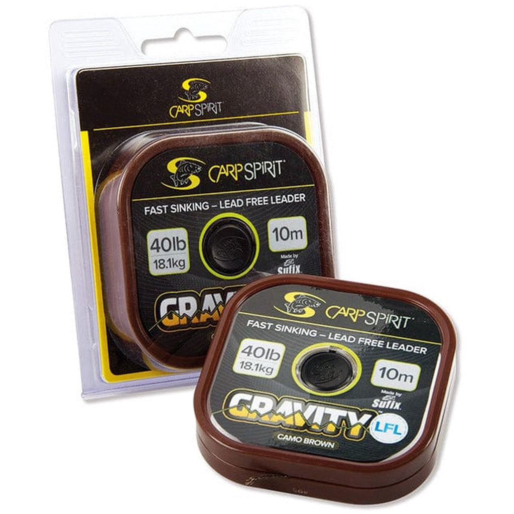 Carp Spirit Gravity Lead Free Leader 10m 39.9lb: Colour: Camo Green