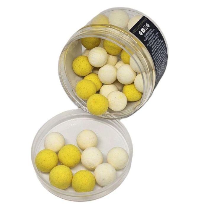 Dynamite Baits Hot Crab & Krill Fluro Pop Ups. 15mm