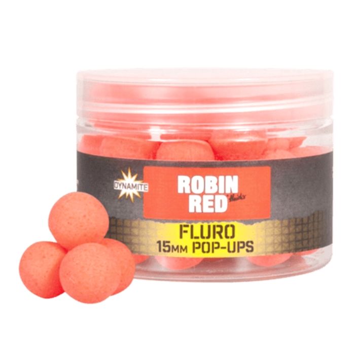 Dynamite Baits - Robin Red Fluro Pop-Ups 15mm