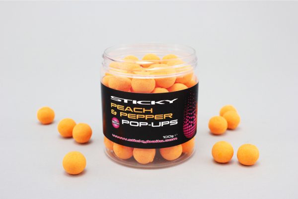 Sticky Hi-Attract Pop Ups Size 16mm Flavour Peach & Pepper