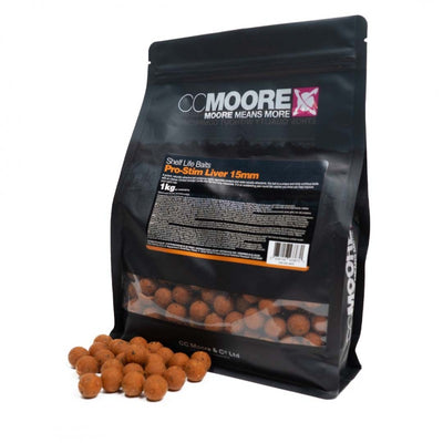 CC Moore Pro-Stim Liver Boilies 15mm