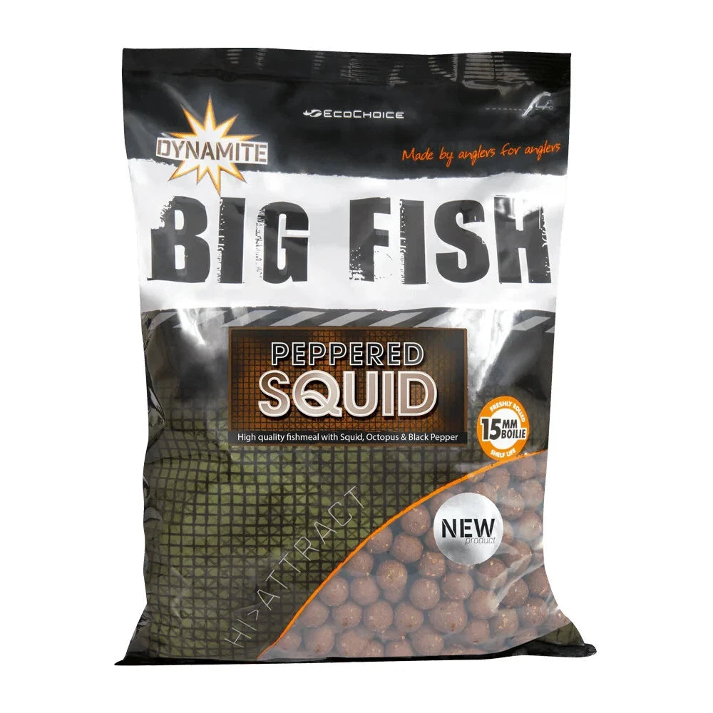 Dynamite Baits Spicy Peppered Squid 15mm 1.8kg