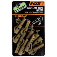 Fox Edges Slik Lead Clips & Pegs size 7 Terminal Tackle Fox- GO FISHING TACKLE