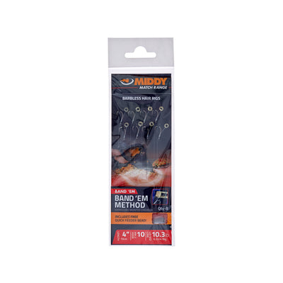 MIDDY Band 'Em Method Barbless Hair Rigs (4