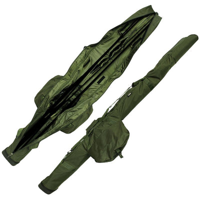 NGT Carp Fishing Deluxe Padded Triple Rod Sleeve Holdall 3 Made Up 12ft Rods Ngt Luggage NGT- GO FISHING TACKLE