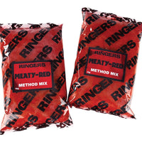 Ringers Meaty Red Method Mix 1kg per bag freeshipping - Going Fishing Tackle