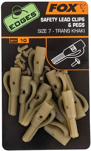 Fox Edges Safety Lead Clips & Pegs freeshipping - Going Fishing Tackle