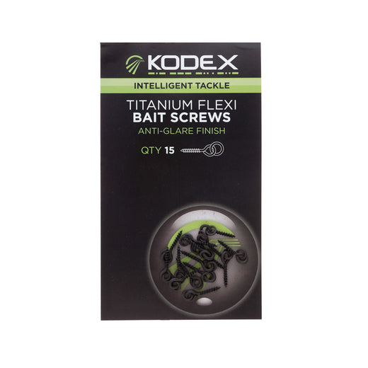 KODEX Titanium Flexi Bait Screws (15pc pkt)