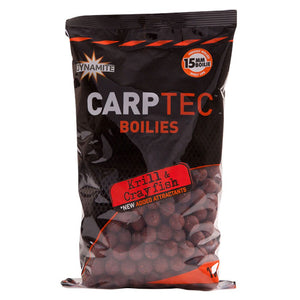 Dynamite Baits Carp-Tec Shelf Life Boilies - Krill and Crayfish 15mm 1kg freeshipping - Going Fishing Tackle