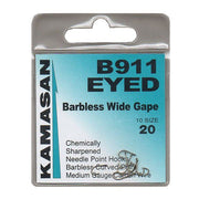 Kamasan B911 Eyed Hooks barbless specimen hooks kamasan- GO FISHING TACKLE