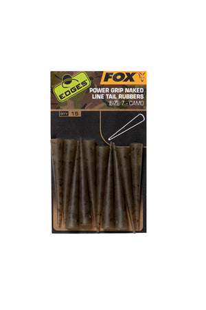 Fox Edges Camo Power Grip Naked Tail Rubber freeshipping - Going Fishing Tackle