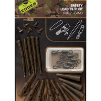 Fox Edges Camo Safety Lead Clip Kit Size 7 freeshipping - Going Fishing Tackle