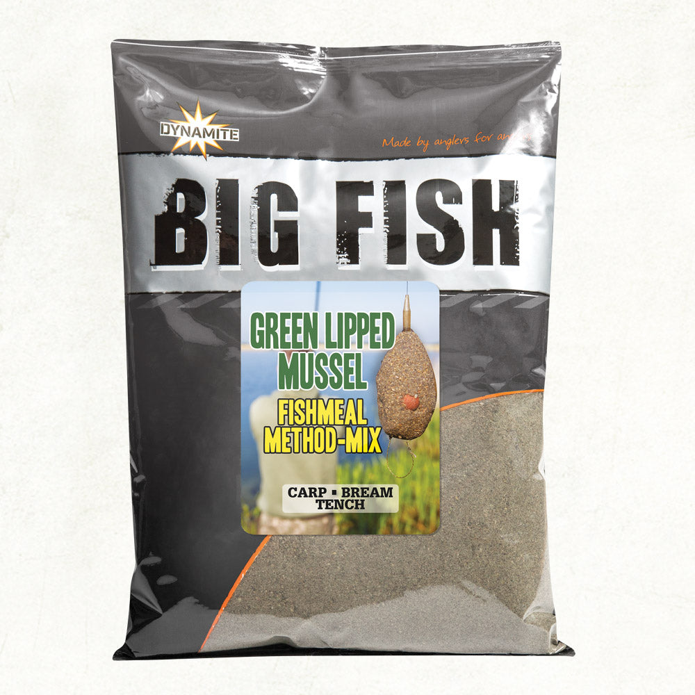 Dynamite Baits Big Fish Green Lipped Mussel Fishmeal Method-Mix freeshipping - Going Fishing Tackle