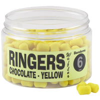 Ringers Chocolate Yellow Wafters, 6mm freeshipping - Going Fishing Tackle