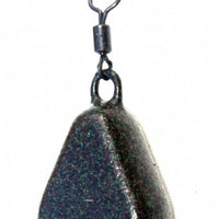 Swivel Flat Pear Bomb-Smooth Coated freeshipping - Going Fishing Tackle