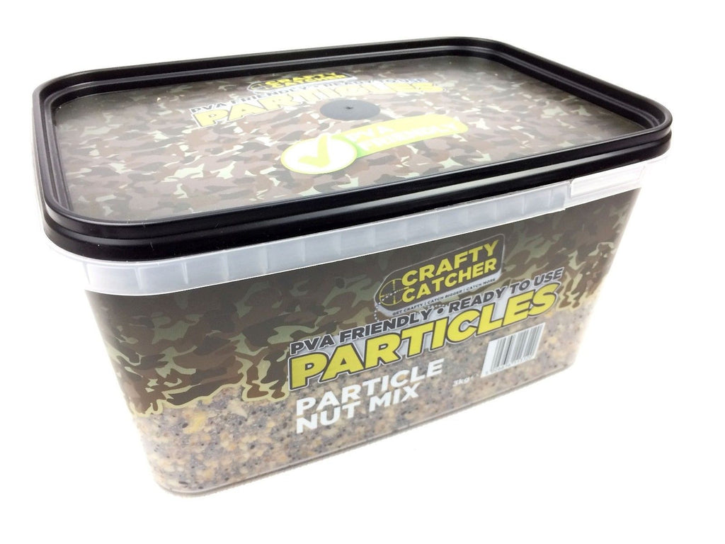 Crafty Catcher PVA Friendly, Ready to Use Particles, Particle Nut Mix, 3Kg particles Crafty Catcher- GO FISHING TACKLE
