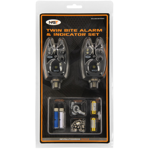 VX2 Bite Alarm and Indicator Set on Blister Bite Alarms and Indicators NGT- GO FISHING TACKLE