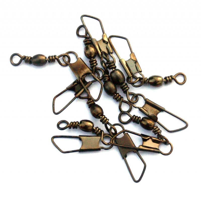 Snap swivels 10 per pack terminal tackle Misc- GO FISHING TACKLE