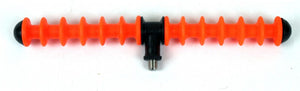 Spiral feeder rod rest head fixed -Orange