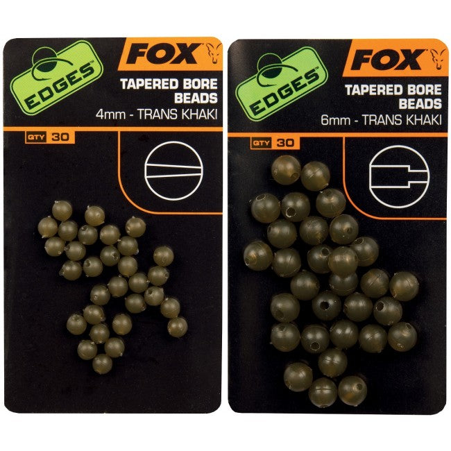 Fox Edges Tapered Bore Beads freeshipping - Going Fishing Tackle